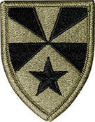 7th Army Support Command OCP Scorpion Shoulder Patch With Velcro
